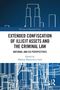 Text: "Extended Confiscation of Illicit Assets and the Criminal Law. National and EU Perspectives. Edited by Elżbieta Hryniewicz-Lach".  
Hintergrund: Illustrationen von Wolkenkratzern., Buch
