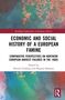 Titel: "Economic and Social History of a European Famine". Autoren: Henrik Forsberg, Magnus Bohman. Abstraktes Aquarell., Buch