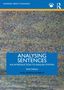 "LEARNING ABOUT LANGUAGE, Analysing Sentences: An Introduction to English Syntax, Sixth Edition, Noel Burton-Roberts." Malerisches Hintergrundmuster.