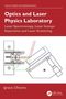 "Optics and Laser Physics Laboratory" von Ignacio Olivares. Diagramm eines Lasersystems. CRC Press Logo unten., Buch
