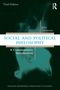 „Social and Political Philosophy”, „Third Edition”, „John Christman”. Abstraktes Design, blaugrüner Hintergrund., Buch