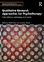 "Qualitative Research Approaches for Psychotherapy" Titel auf schwarzem Hintergrund, bunte geometrische Muster darunter., Buch