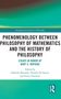 "Phenomenology between Philosophy of Mathematics and the History of Philosophy" vor grünem Hintergrund, Routledge-Logo., Buch