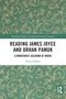 "Reading James Joyce and Orhan Pamuk", ein Buch von Petru Golban. Grünes Muster mit Pflanzenmotiven. Routledge-Logo., Buch