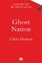 "Ghost Nation", Chris Horton. Einfache Buchcover-Vorlage in Rot mit weißer Schrift.