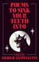 "POEMS TO SINK YOUR TEETH INTO" und "Edited By CHARLIE CASTELLETTI". Illustration: Eine fauchende schwarze Katze vor einem Mond., Buch