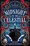 Text: "Midnight on the Celestial", "Julia Alexandra".  
Illustration: Ein Schiff vor einem Nachthimmel, rote Vorhänge, Totenköpfe.
