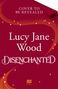 "Cover to be revealed", "Lucy Jane Wood", "Disenchanted". Roter Hintergrund mit Sternen und geschwungenen Linien. , Buch