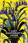 Text: "LADY CHATTERLEY'S LOVER, D.H. LAWRENCE". 

Illustration: Lila Glockenblumen, Bienen, Vögel auf gelbem Hintergrund., Buch