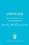 "UNTITLED, Wilde & Chase 20, Andy McDermott. COVER TO BE REVEALED." Auf blauem Hintergrund mit weißem Text.