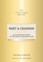 "THE LITTLE LUXURY BOOK OF MOËT & CHANDON" auf goldfarbenem Hintergrund, darunter "AN ILLUSTRATED HISTORY" von Tom Bruce-Gardyne.