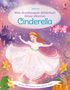 "Mein Anziehpuppen-Stickerbuch Glitzer-Märchen Cinderella. Mit über 190 Stickern. Illustration: Cinderella im funkelnden Kleid.", Buch