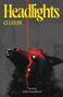Texte: "COVER TO BE REVEALED", "C.J. Leede", "Headlights". Weißer Text auf rotem Hintergrund. Unten links kleines schwarzes Logo.