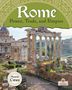 "Rome: Power, Trade, and Empire." Antike Ruinen vor einem grünen Himmel. "Ancient Cities" und "Linda Barghoorn.", Buch