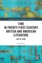 Ein blau-gelbes abstraktes Muster, darüber der Titel: "Time in Twenty-First-Century British and American Literature"., Buch