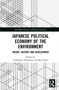 "Japanese Political Economy of the Environment: Theory, History and Development" von Toshikazu Yamakawa und Kei Ehara. Geometrische Linienmuster im Hintergrund., Buch