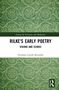 Text: "RILKE'S EARLY POETRY, VISIONS AND ECHOES, Nicholas Carroll Reynolds." Grünes, dekoratives Muster im Hintergrund., Buch