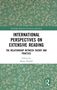 Text: "International Perspectives on Extensive Reading: The Relationship Between Theory and Practice. Edited by Shane Donald." Hintergrund: Grünes Muster., Buch