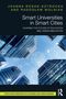 Titel: "Smart Universities in Smart Cities". Autoren: Joanna Rosak-Szyrocka, Radosław Wolniak. Illustration: Hochhäuser und Netzwerksymbole., Buch