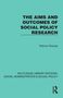 Titel: THE AIMS AND OUTCOMES OF SOCIAL POLICY RESEARCH. Autor: Patricia Thomas. Serie: ROUTLEDGE LIBRARY EDITIONS. Türkises Cover., Buch