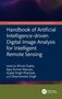 „Handbook of Artificial Intelligence-driven Digital Image Analysis for Intelligent Remote Sensing“, blaue Abdeckung., Buch