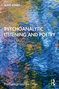 „PSYCHOANALYTIC LISTENING AND POETRY: Distant Music“. Bunte, abstrakte Wasseroberfläche in Blau, Gelb, Grün., Buch