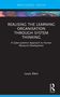 Titel: "REALISING THE LEARNING ORGANISATION THROUGH SYSTEM THINKING". Autor: Louis Klein. Oben farbiges Muster., Buch