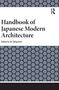 "Handbook of Japanese Modern Architecture" von Ari Seligmann. Hexagonales Muster in Grau-Schwarz darunter., Buch