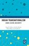 „INDIAN TRANSNATIONALISM: GENDER, CULTURE, AND IDENTITY“ von Ajaya K. Sahoo et al. Blau-gelbes geometrisches Design., Buch