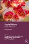 „Social Work: Fields of Practice, Fourth Edition“ von Margaret Alston u.a., blühende rote Blumen im Hintergrund., Buch