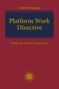 Titel: "Platform Work Directive". Autor: Sutterer-Kipping. Untertitel: "Article-by-Article Commentary". Roter Hintergrund., Buch