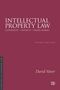"Intellectual Property Law", "Third Edition", "David Vaver" auf weinrotem Hintergrund. Essentials of Canadian Law., Buch