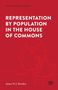 "REPRESENTATION BY POPULATION IN THE HOUSE OF COMMONS"; rote Hintergrundfarbe, stilisierte Ahornblätter, Autor: James W.J. Bowden., Buch