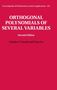 Charles F. Dunkl: Orthogonal Polynomials of Several Variables, Buch