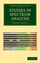 Norman Lockyer: Studies in Spectrum Analysis, Buch
