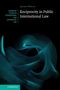 „Reciprocity in Public International Law“ von Andreas Müller, mit einem dynamischen, blauen, geschwungenen Muster., Buch