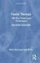 „Family Therapy: 100 Key Points and Techniques, Second Edition“ von Mark Rivett und Eddy Street, blaues Cover., Buch