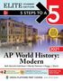 Peggy J. Martin: 5 Steps to a 5: AP World History: Modern 2021 Elite Student Edition, Buch