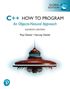 Paul Deitel: C++ How to Program, Global Edition, Buch, Buch