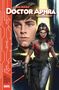 "Star Wars: Doctor Aphra – Chaos Agent". Zwei Figuren kämpfen im Raum; eine hält ein grünes Lichtschwert, die andere ist überrascht., Buch