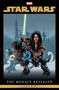 Logo: Marvel, darunter "Star Wars". Illustration: Eine Figur mit grünem Lichtschwert, zwei weitere futuristisch gekleidete Wesen.