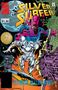 Texte: "Silver Surfer", "Galactus! Tyrant! Morg!", "Ultimate Nullification". Illustration mit zwei Figuren im Weltraum., Buch