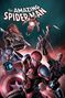 "The Amazing Spider-Man" in kräftigen Buchstaben. Helden in actiongeladenen Posen mit Rüstungen und Waffen. Comic-Stil.