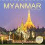BuddhaART by Mario Weigt: MYANMAR - Amazing Planet (Wall Calendar 2021 300 × 300 mm Square), KAL