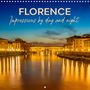 Melanie Viola: FLORENCE Impressions by day and night (Wall Calendar 2021 300 × 300 mm Square), Kalender