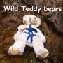 Karin Sigwarth: Wild Teddy bears (Wall Calendar 2022 300 × 300 mm Square), KAL