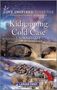 "Love Inspired Suspense", "Kidnapping Cold Case", "Laura Scott", "Larger Print". Ein Steinbogenbrücke über einen Fluss.