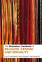 "The Bloomsbury Handbook of Religion, Gender and Sexuality," bunte Bänder als Hintergrund. Herausgeber: Sharma, Llewellyn, Hawthorne., Buch
