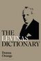 Donna Orange: The Levinas Dictionary, Buch