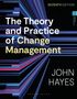 SEVENTH EDITION. "The Theory and Practice of Change Management" JOHN HAYES. Blau-schwarze Linien als dynamischer Hintergrund., Buch
